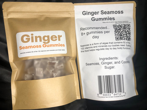 Ginger Seamoss Gummies